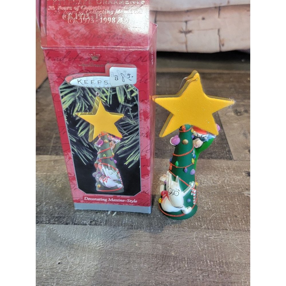 Hallmark‎ decorating Maxine style 1998 ornament Xmas decor